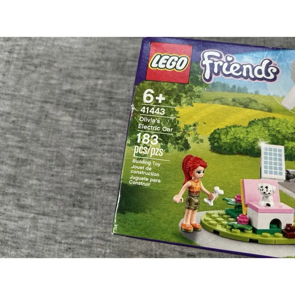 LEGO Friends Olivia's Electric Car 41443 Building Toy 183 Pieces Olivia Mia NIB